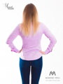 Ružovo-fialova dámska košeľa Slim-Fit VS-DK1731