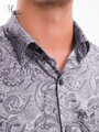 Luxusná pánska bavlnená košeľa SLIM FIT STRIH VS-PK-1716