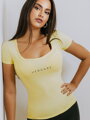 Športové tričko s krátkym rukávom HELA DIRECTLY žlté 
