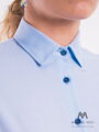 Modrá dámska košeľa Slim-Fit VS-DK1732
