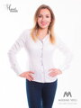 Biela dámska košeľa Slim Fit VS-DK1716