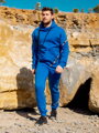 Kényelmes férfi melegítő szett VSB kék