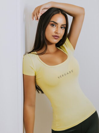 Sportos női póló HELA DIRECTLY sárga színben