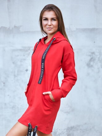 Melegítő ruha vagy hosszabb pulóver VSB SOPHII piros