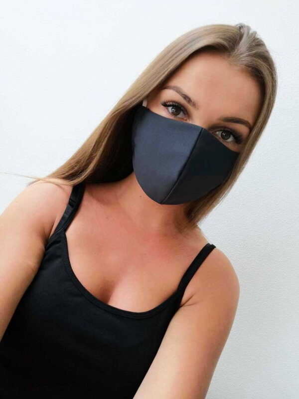 Športová ochranná maska sivá (fp2)